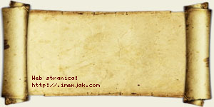 Joakim Branković vizit kartica